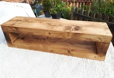 TV stand Chunky Rustic Side