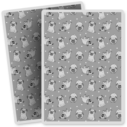 Vinyl stickers 7x10cm bw - vinyl,