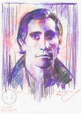 ZINSKY, 'LOU BLOOM', NIGHTCRAWLER PORTRAIT STUDY, ORIGINAL PAINTING, SIGNED