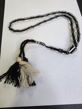 Arab Style Misbaha Cylinder Beads Islamic Prayer Beads Elegant Sebha with Tassel