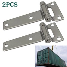 2x Stainless Steel T Hinges Barn Shed Door Tee Hinge Marine Boat Truck Hinge Kit