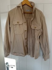 SALE £9 ~  Zara ~ Bloggers Favourite ~Cream/Beige Oversized Shacket/Jkt ~ M VGC