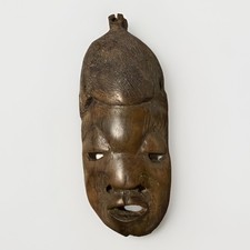 Hand carved wooden - tribal, mask