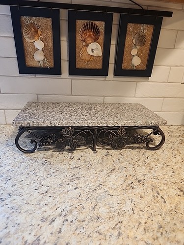 Granite top with metal bottom - with,