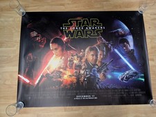 STAR WARS: THE FORCE AWAKENS (2015) Original UK Quad Poster - DS - Rolled