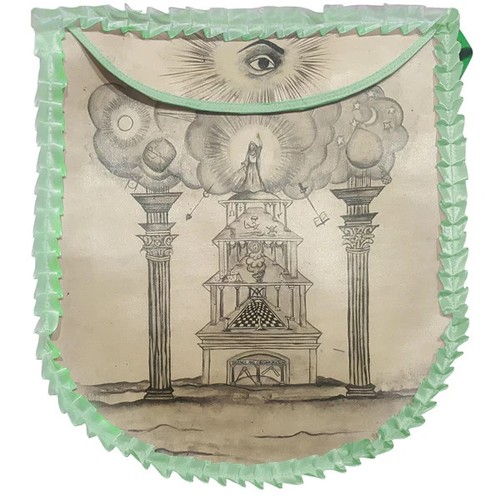 Hand painted masonic - painted,