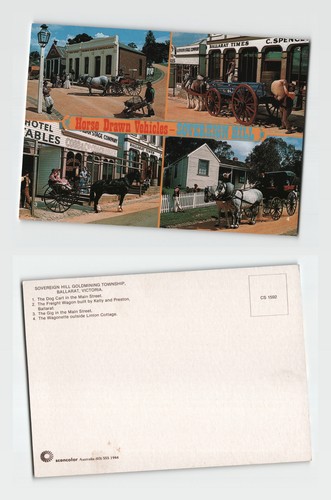 Postcard sovereign hill - postcard,