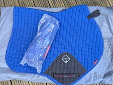 Le Mieux Benetton Blue Saddle Pad (Large) & Sports Boots (Medium)