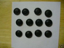 Black or White Dinky motorcycle replacement tyres pack of 12