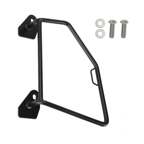 Black saddlebag support mount - black,