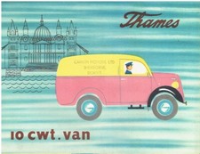 FORD THAMES E83W 10 cwt VAN TRUCK & PICK-UP ORIG. 1954 FACTORY UK SALES BROCHURE