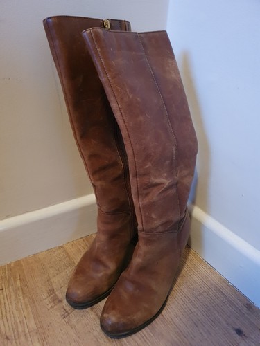 Brown distressed leather - tu,