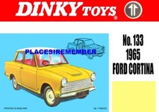 DINKY TOYS 133 1965 FORD