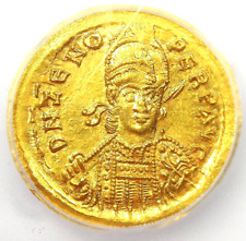 Eastern Roman Zeno AV Solidus