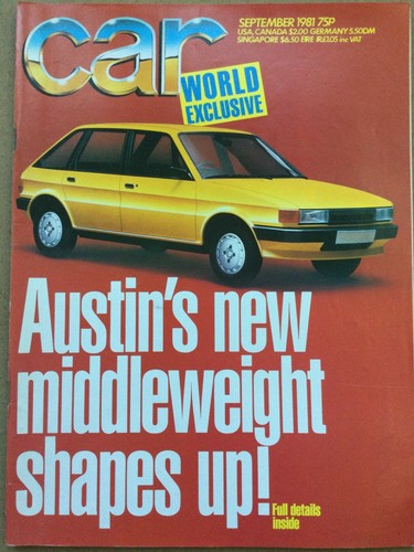 Car magazine september 1981 - september,