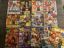 13 WWE Wrestling Magazines -