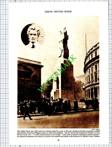 Edith cavell memorial london - cavell,