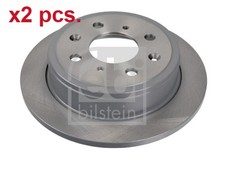 X2 PCS REAR BRAKE DISC ROTOS