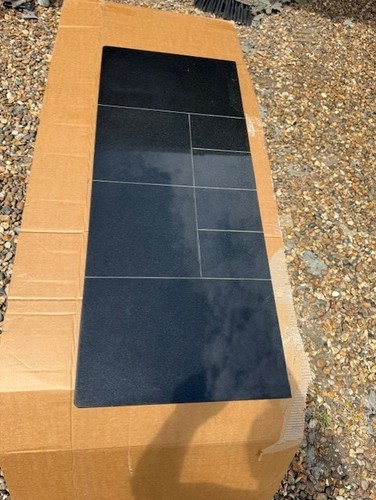 Black granite hearth for - black,