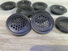 10 X Black 35mm Steel Round