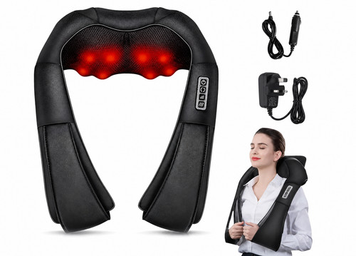Deep shiatsu heat back neck - deep, 3d