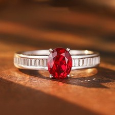 Certified 1ct Oval Lab Grown