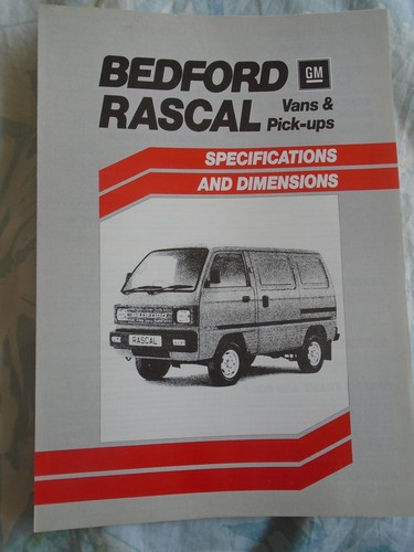 Bedford rascal vans pickups - rascal,