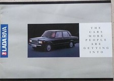 Lada Riva Car sales Marketing Classic Brochure 1988 Riva Estate Accessories Gift