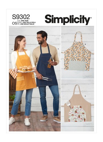 Simplicity 9302 unisex - 9302, aprons