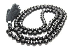 Protection ebony wood mala - ebony,
