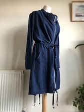 ANTHOLOGY Luxurious Tencel Cotton Long Jacket. UK 14 Chest 42" Drape Long Line