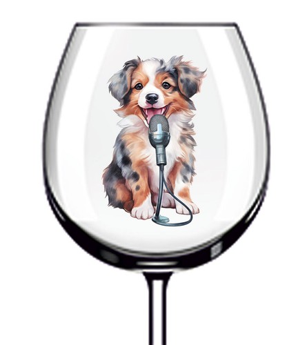 12x singer dog tumbler wine - singer,