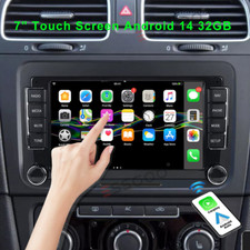 Android 14 Apple CarPlay For VW GOLF MK5 MK6 7" Car Stereo Head Unit GPS Radio