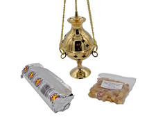 Brass hanging incense - brass,