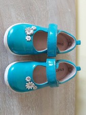 Start-rite infant 6G 23G Fairy Tale shoes blue patent daisy