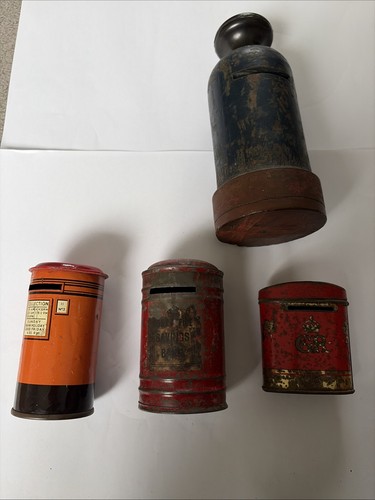 Vintage money boxes - money, box