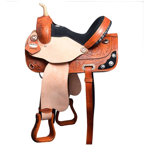 Western horse saddle - horse,
