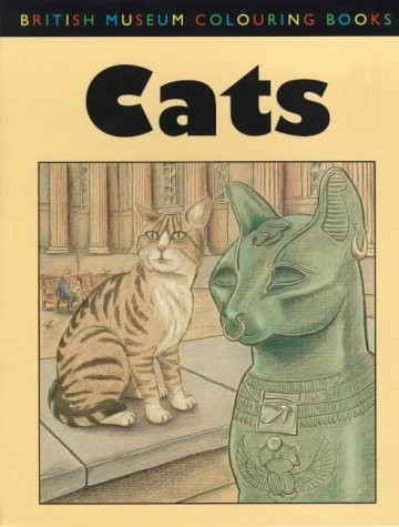 Cats british museum colouring - cats, (british