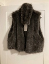 Zara Taupe/grey faux fur high