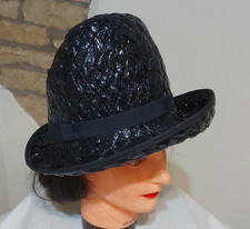 Vintage 50's/60's Shiny Navy