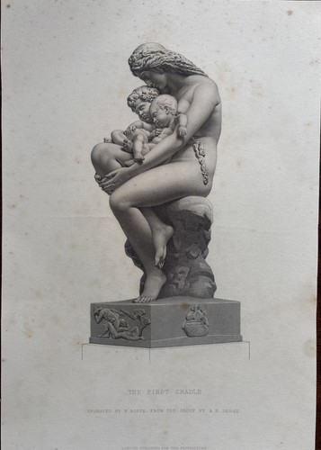 Antique engraving the first - the,