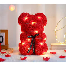 25cm Artificial Teddy Rose
