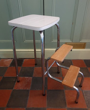 Vintage Retro Mid Century Tavo Folding Stepstool, Steps Stool, 50s / 60s Kitchen