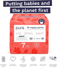 Pura Eco Nappy Pants - Size 7