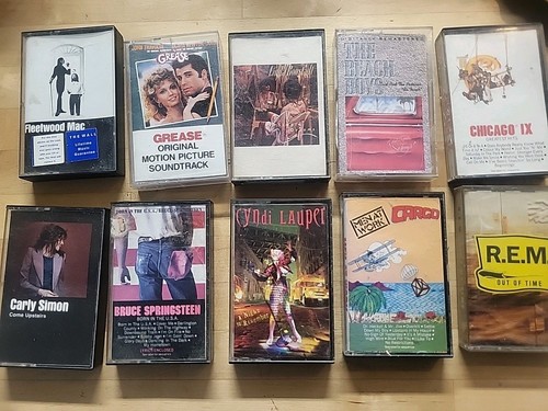 Vintage cassette tapes rock - tapes,