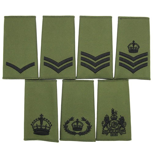 British army olive rank - british,