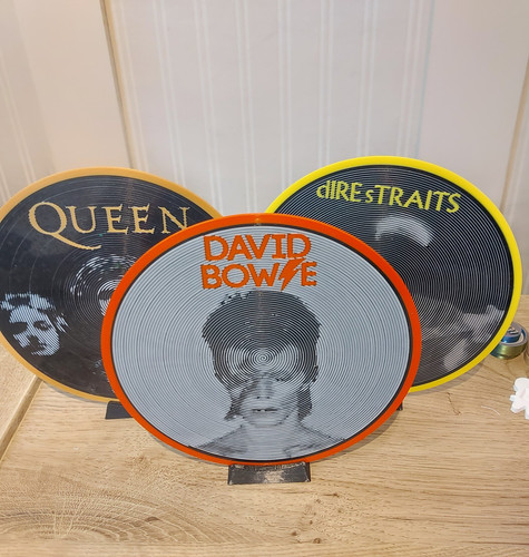 Printed vinyl record - vinyl,
