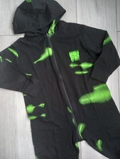 zara Boys black Hooded onesis