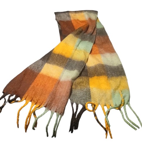 Ultra soft brushed plaid scarf - ultra,