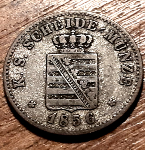 Old silver coin 1856 - coin, f